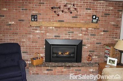 Propane Fireplace/lower living room