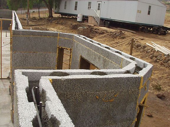 Above Average Home, Built With Rastra Composite Insulate Concrete & Rebar     