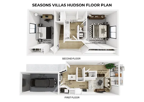 Floor plan Diamond Hudson