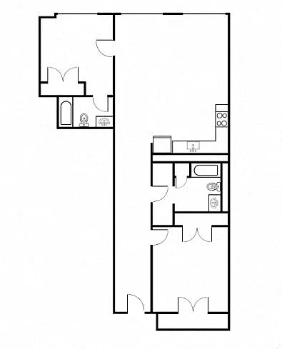Floor plan 2X2 - B3