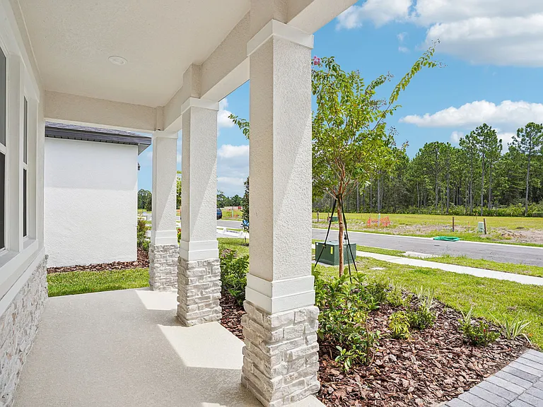 Front covered porch