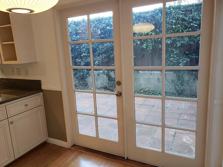 French doors to back terrace