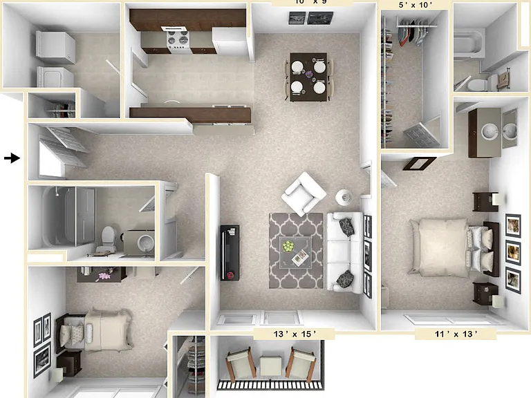 Polo Run Apartments — Photo 66