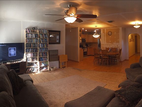 Living, dining room kitchen 