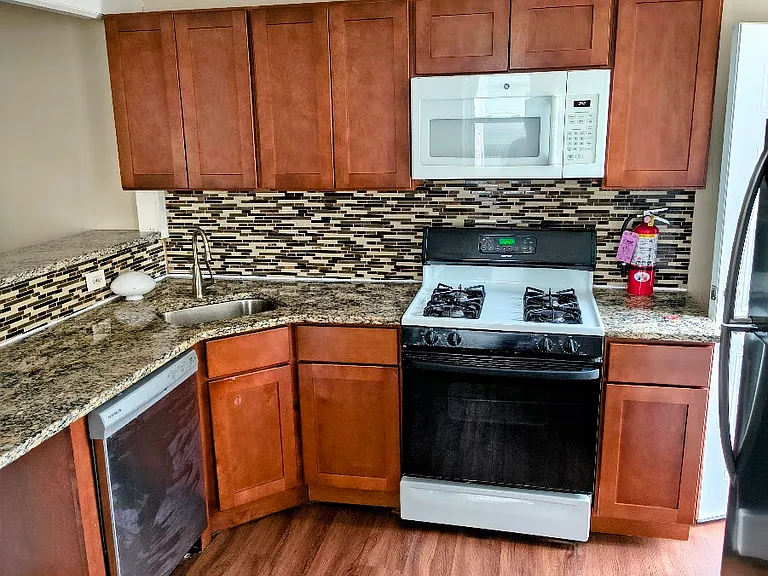 Kitchen- back of apartment