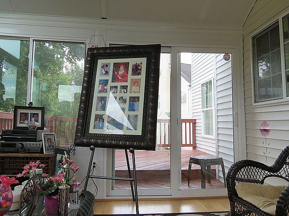 Sun room and outside deck