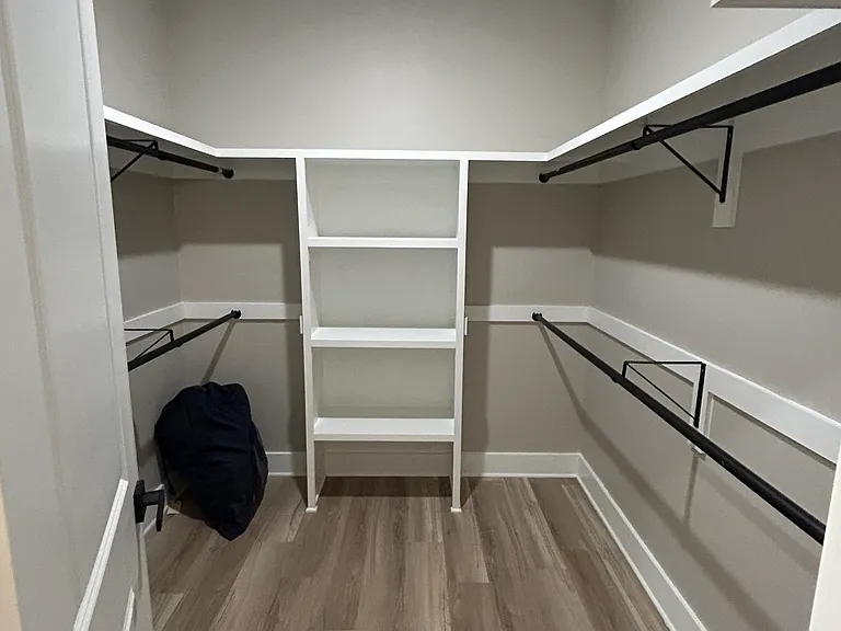 Master closet.