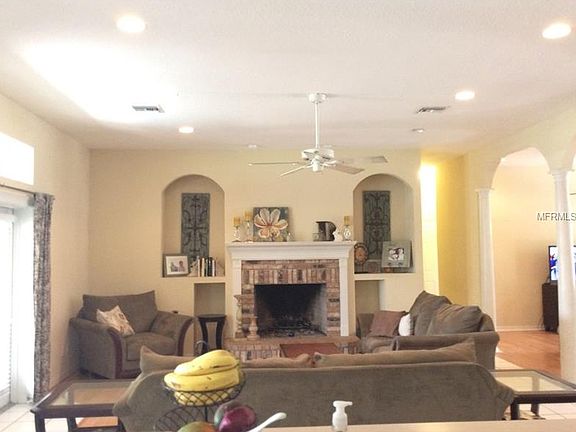 Family rm w/ Wood burning FP