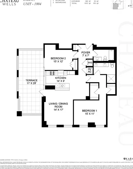 2x2 1220 sq ft Unit 1004 1104 2x2 1220 sq ft Unit 1004 1104