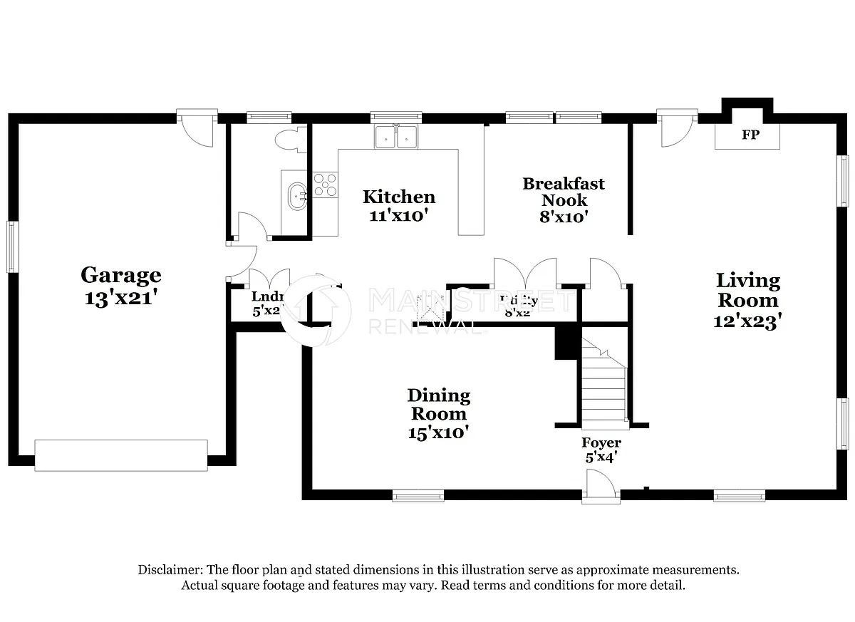 Floor Plan - 6805 River Hills Dr