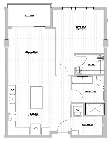 Floor plan A1b