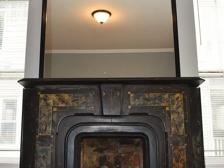 Primary Bedroom Decorative Fireplace
