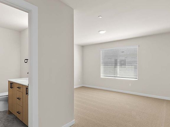 Master Bed and master bath