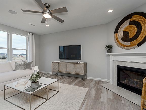 Large Gathering Room with Fireplace Option