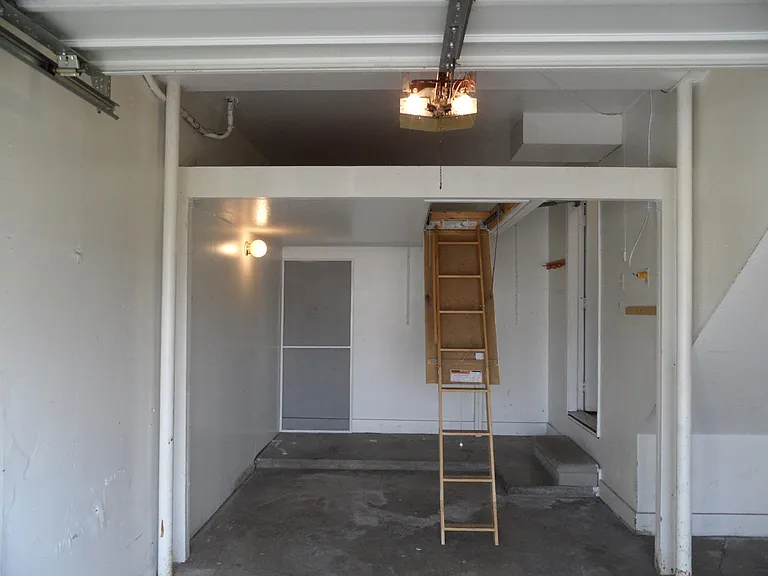 close look at garage storage