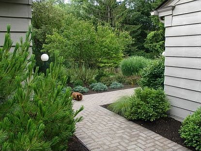 Around to front door