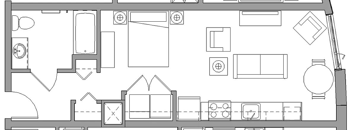 Floor plan SA5 - STUDIO
