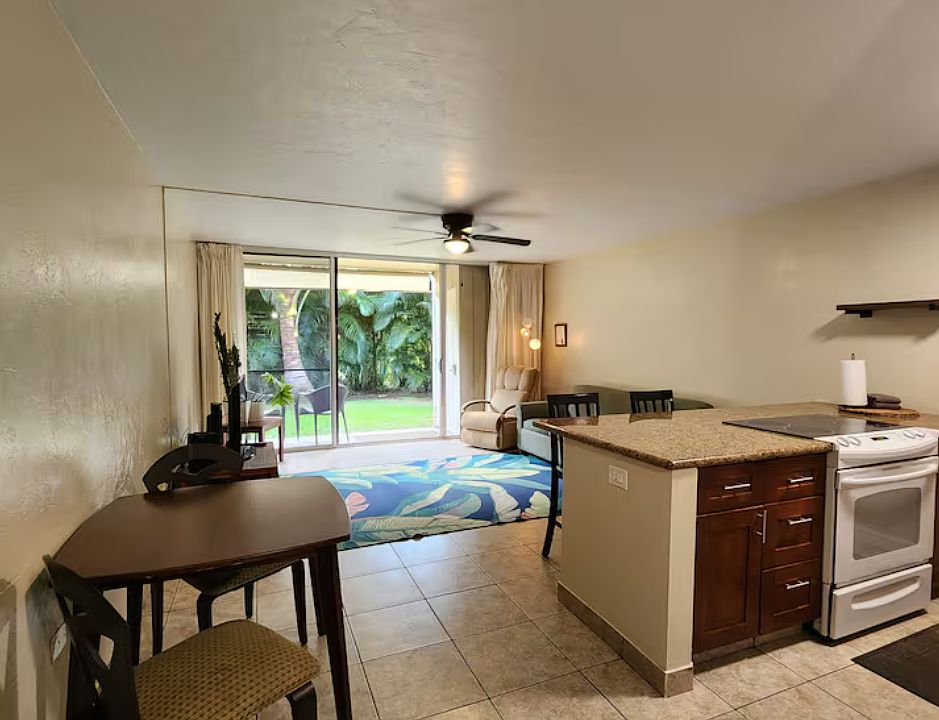 Entry to Kitchen and living room