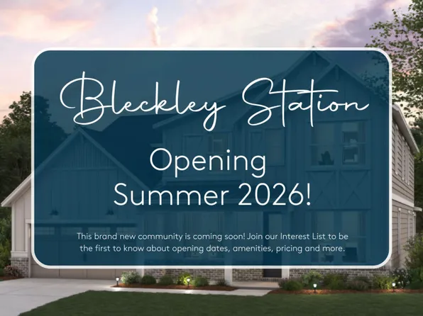 Homes Available Soon, Bleckley Station