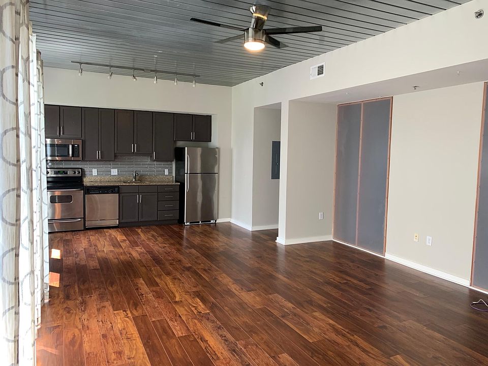 living room and kitchen