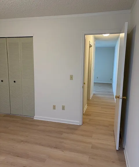 Bedroom looking toward living room