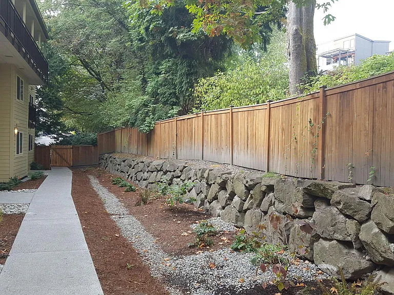 Burkman trail along the fence on right on the way to the D105
