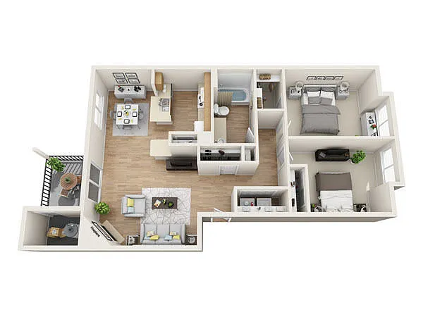 Floor plan 2x1 TMR 907