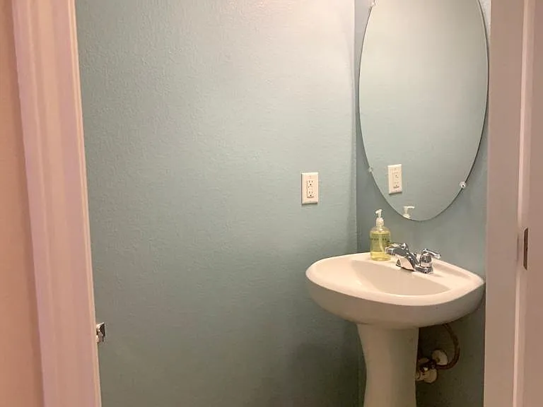 First-floor guest bath