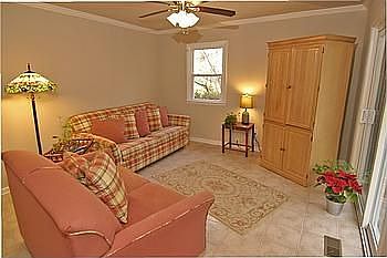 Family Room with Slider to Rear Yard providing Natural Light