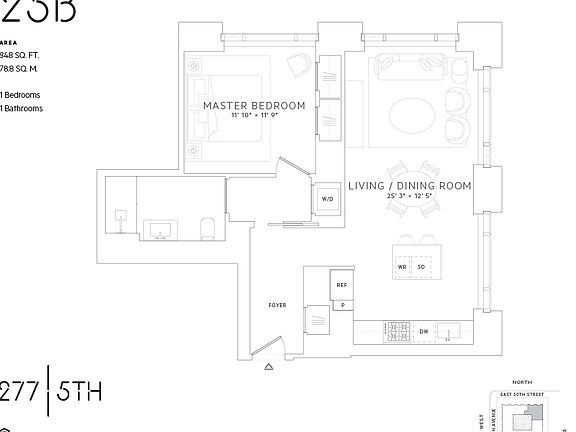 2nd image of 277 5th Ave #25B