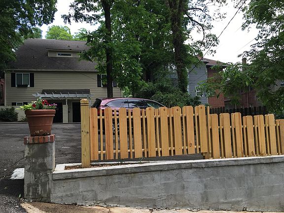 Parking area from alley