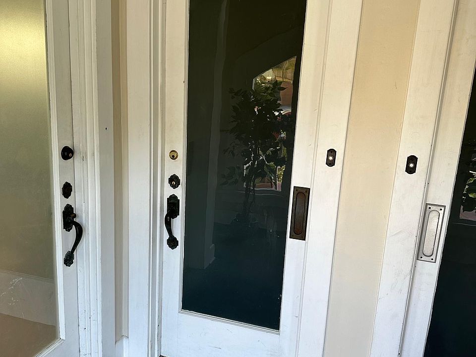 Entrance to upstairs apartment.