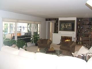 Living Room with Natural Fireplace