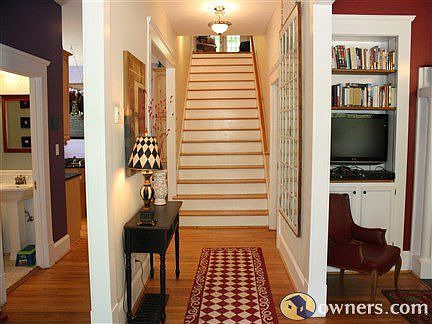 This grand central staircase makes quite a first impression!