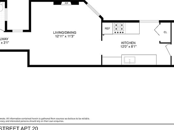 2nd image of 264 W 22nd St #20