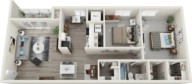 Floor plan The Dandridge