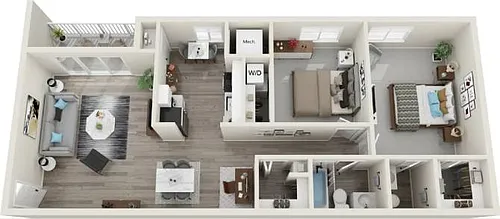 Floor plan The Dandridge