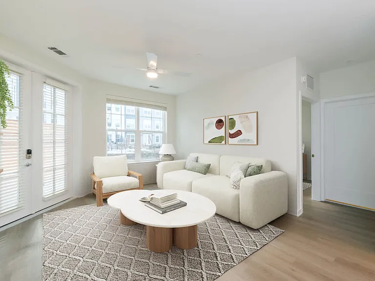 Living Room with Hard Surface Flooring