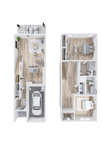 Floor plan The Penny (Interior Unit)