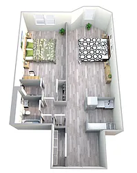 Rented by B & L Management