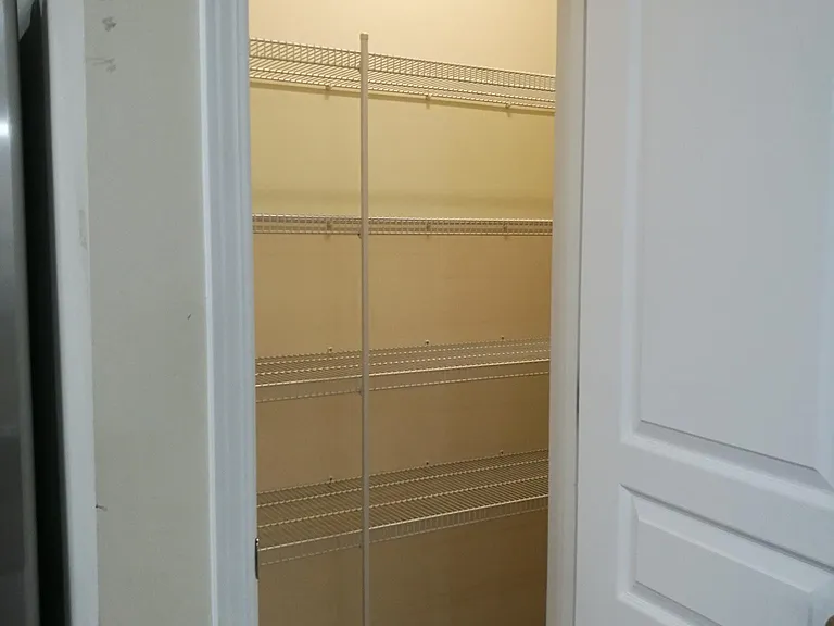 Walkin pantry storage