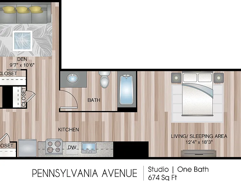 674 sq ft 674 sq ft