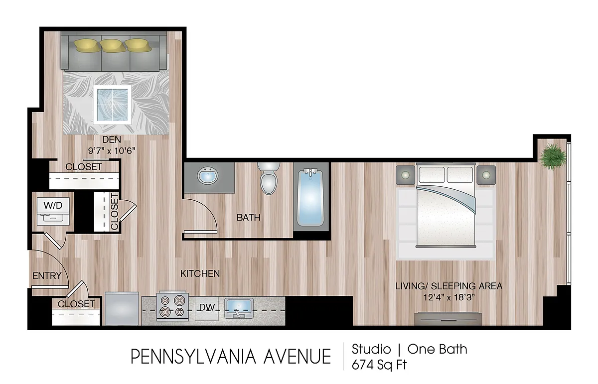 Floor plan Pennsylvania Avenue