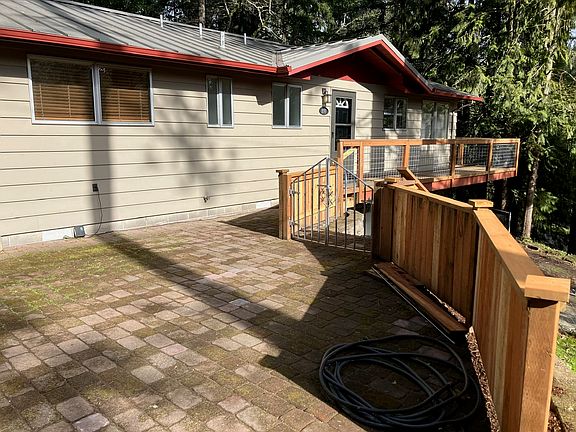 Front door and front patio.