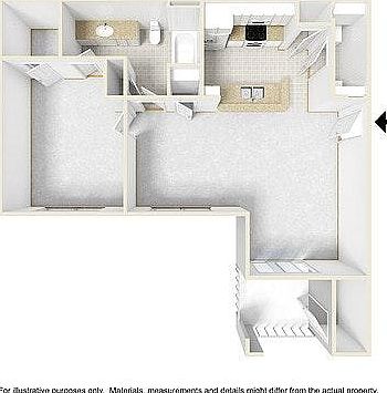 3D floor plan