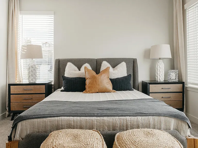 A calm space designed for rest and relaxation.