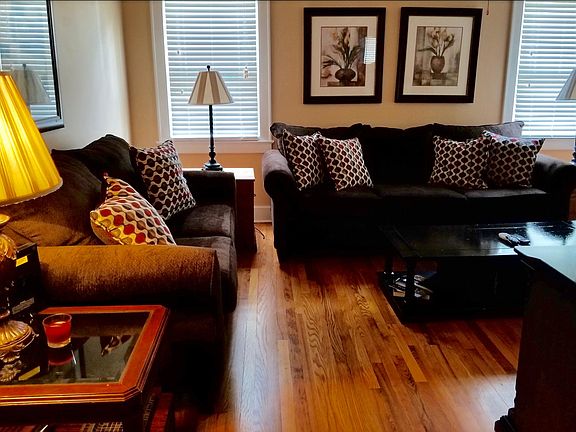 View into Living Room from Master