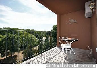Private balcony.