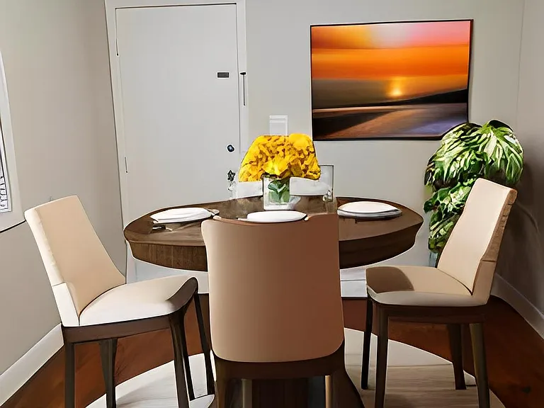 Dining room - virtually staged