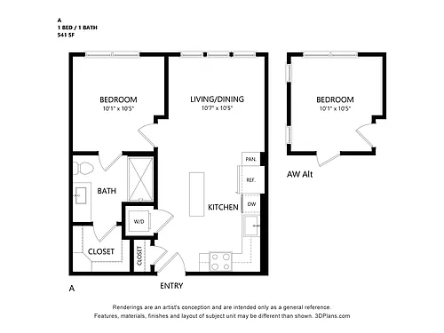 Floor plan A